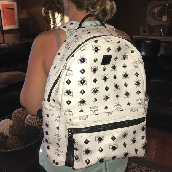 MCM Studded Backpack